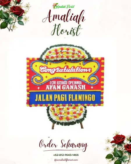 Sewa Papan Bunga Tenggarang